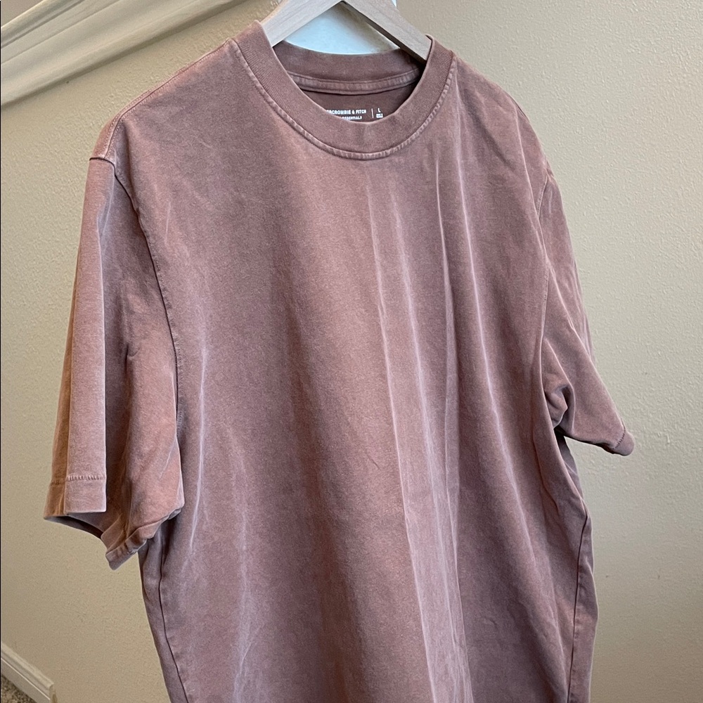 Abercrombie & Fitch Premium Heavyweight Tee - Chestnut - Large